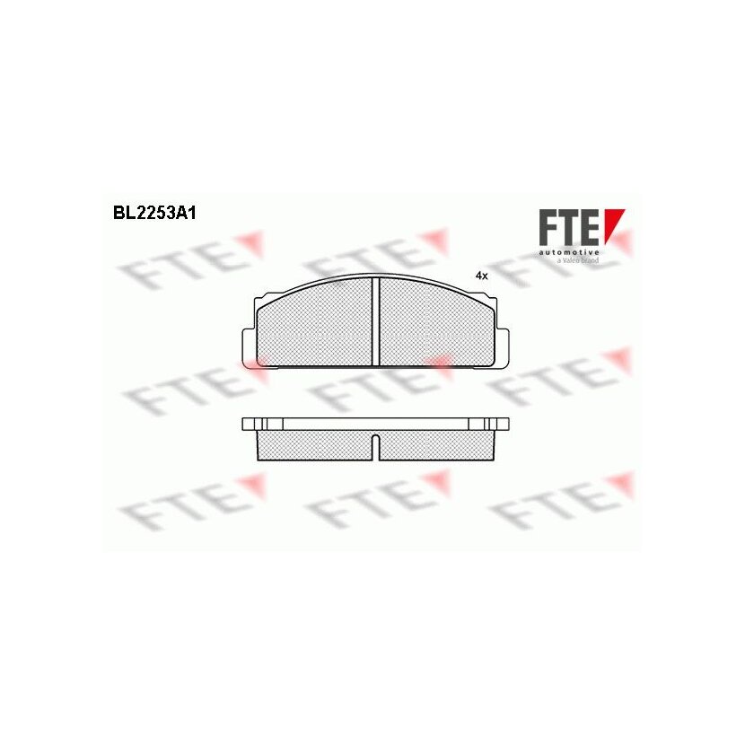 FTE Bremsbelagsatz, Scheibenbremse 9010696 für 790605