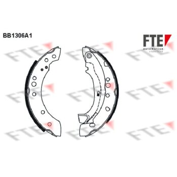 FTE Bremsbackensatz 9100075 für 4241-L0