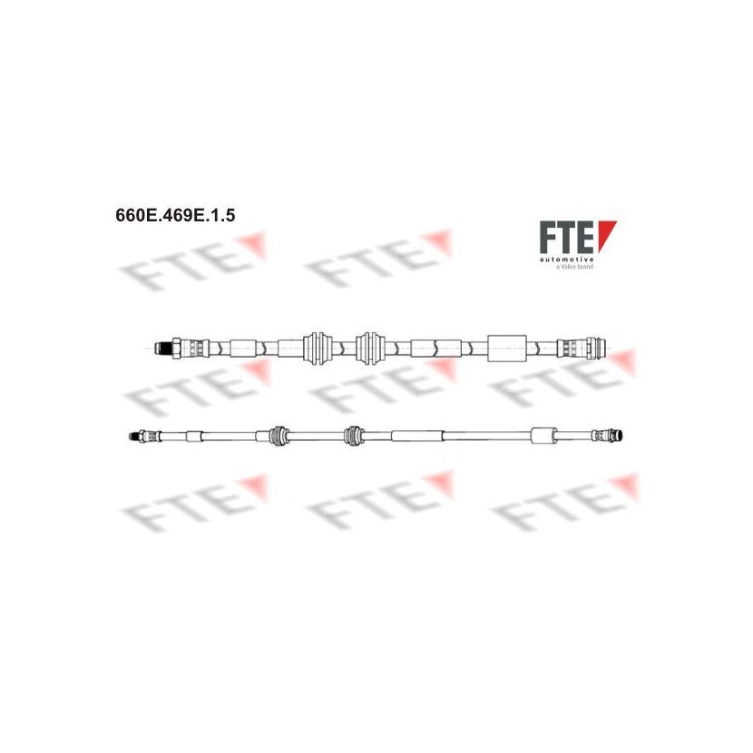 FTE Bremsschlauch 9240824 für 1664200348