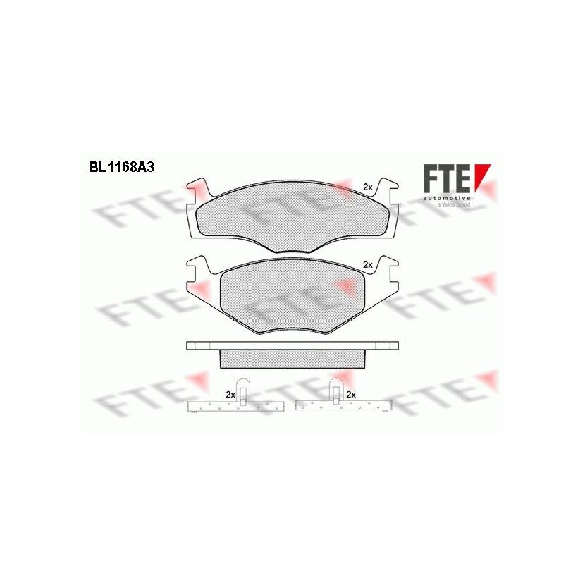 FTE Bremsbelagsatz, Scheibenbremse 9010046 für 867698151