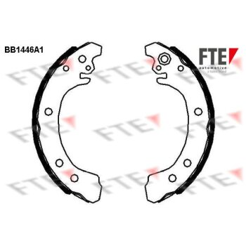FTE Bremsbackensatz 9100169 für 04495-02050