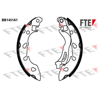FTE Bremsbackensatz 9100173 für 77365795