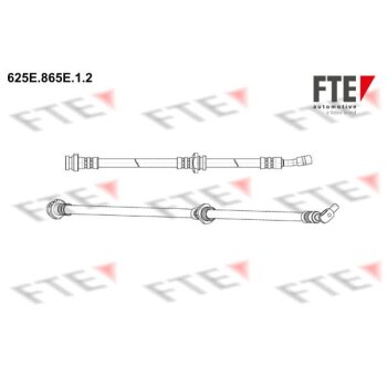 FTE Bremsschlauch 9240816 für 46210-JD000