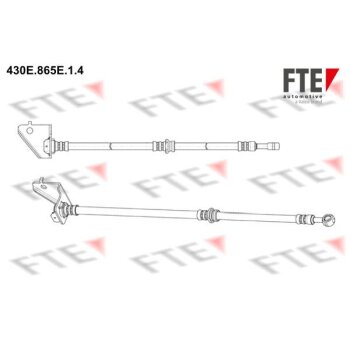 FTE Bremsschlauch 430E.865E.1.4 - 430E865E14 für...