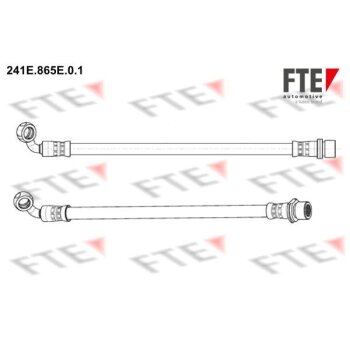 FTE Bremsschlauch 241E.865E.0.1 - 241E865E01 für...