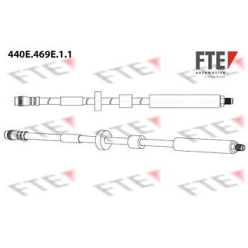 FTE Bremsschlauch 9240631 für 4806-H3