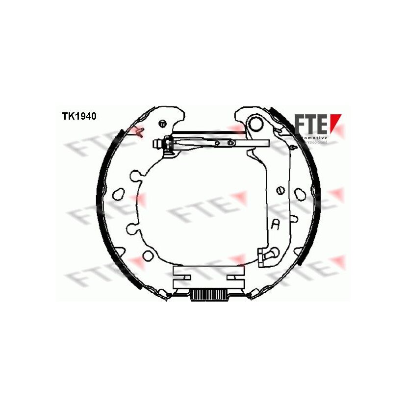 FTE Bremsbackensatz 9110013