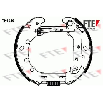 FTE Bremsbackensatz 9110013