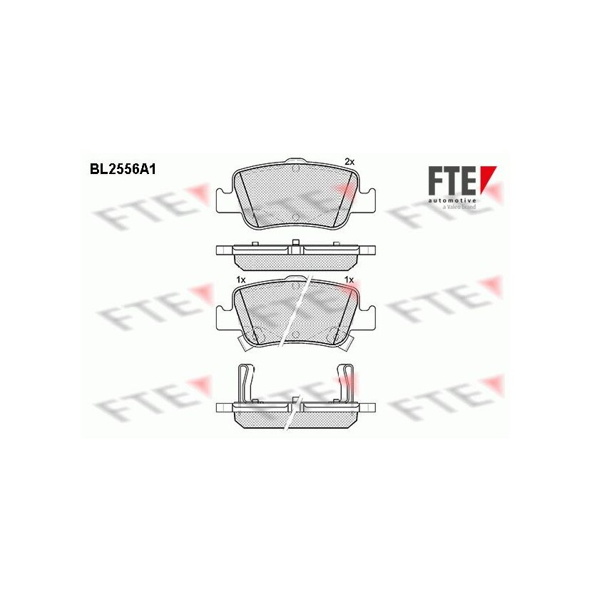 FTE Bremsbelagsatz, Scheibenbremse 9010810 für 04466-02170