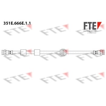 FTE Bremsschlauch 9240945 für 562509
