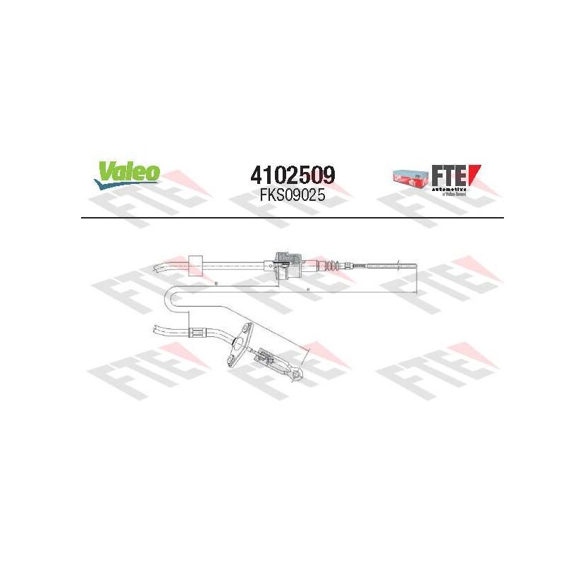 FTE Seilzug, Kupplungsbetätigung 4102509 für 46522369