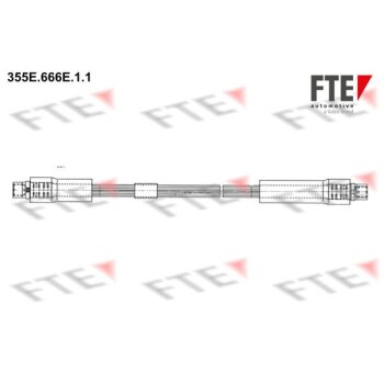 FTE Bremsschlauch 9240528 für 4E0611707