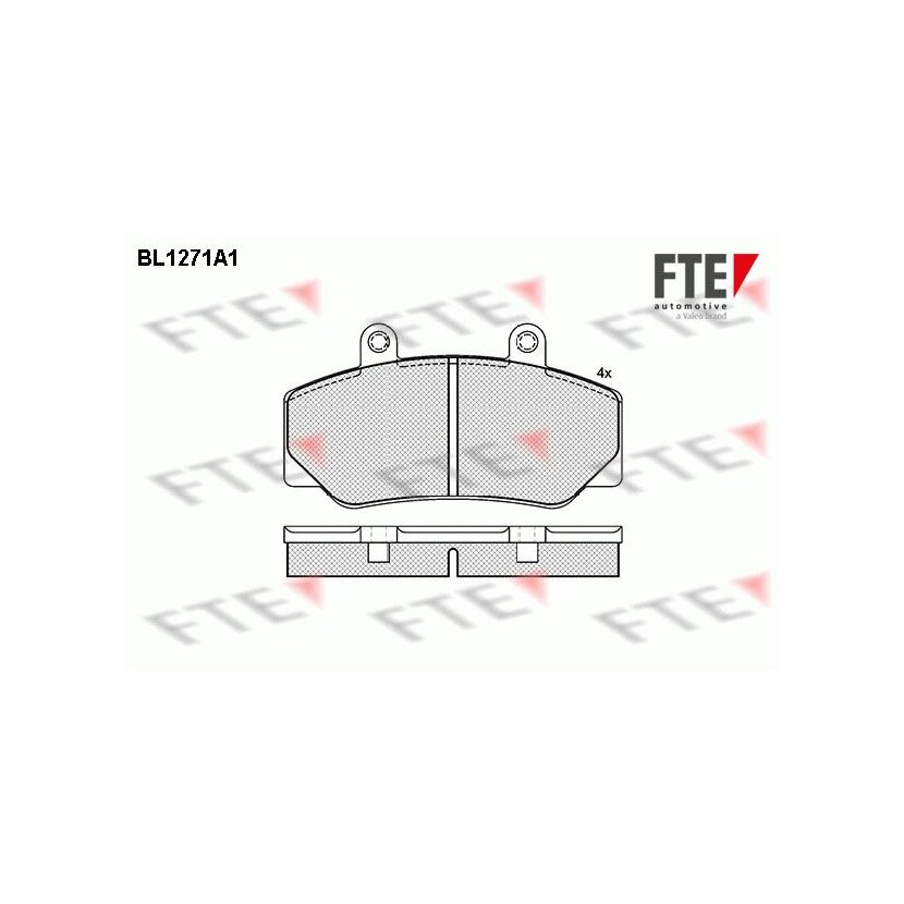 FTE Bremsbelagsatz, Scheibenbremse 9010084 für 271179