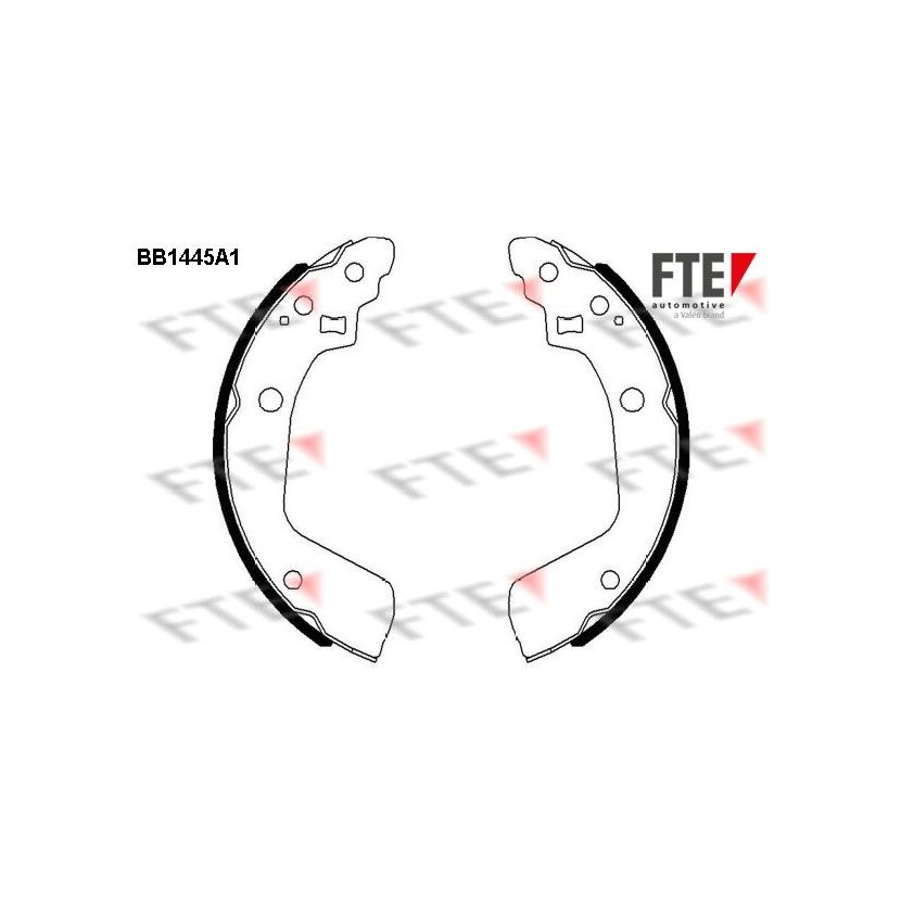 FTE Bremsbackensatz 9100168 für 53200-63J01