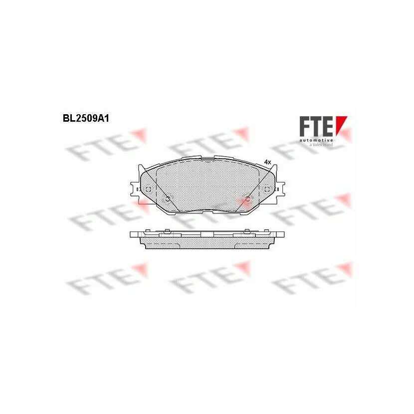 FTE Bremsbelagsatz, Scheibenbremse 9010771 für 446553020