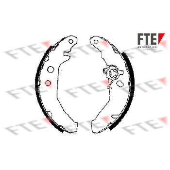 FTE Bremsbackensatz 9100013 für 1041483