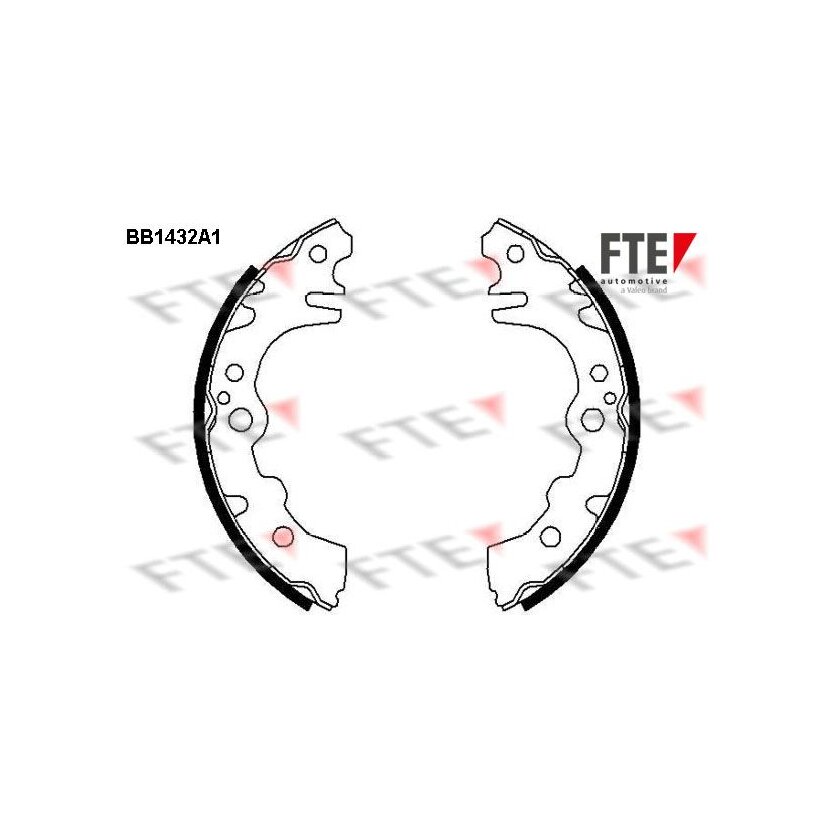 FTE Bremsbackensatz 9100183 für 04495-B2180