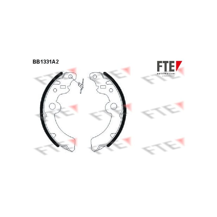 FTE Bremsbackensatz 9100086 für 53200-76G00