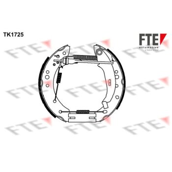 FTE Bremsbackensatz 9110008 für 7701209591