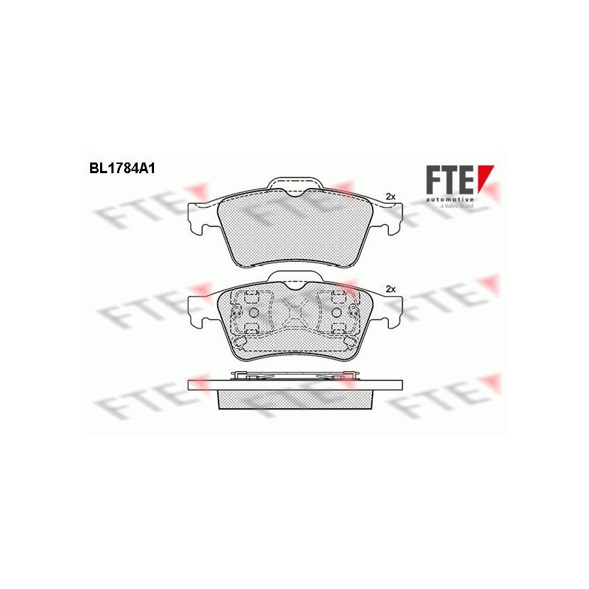 FTE Bremsbelagsatz, Scheibenbremse 9010354 für 1360254
