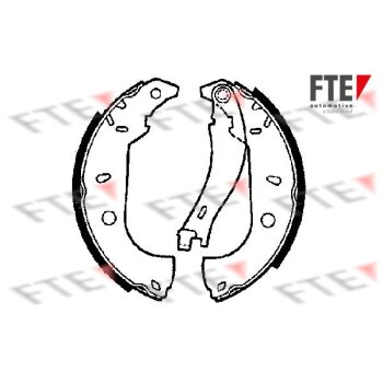 FTE Bremsbackensatz 9100012 für 5888453