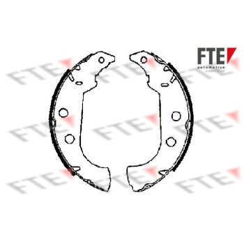 FTE Bremsbackensatz 9100015 für 4241-G6