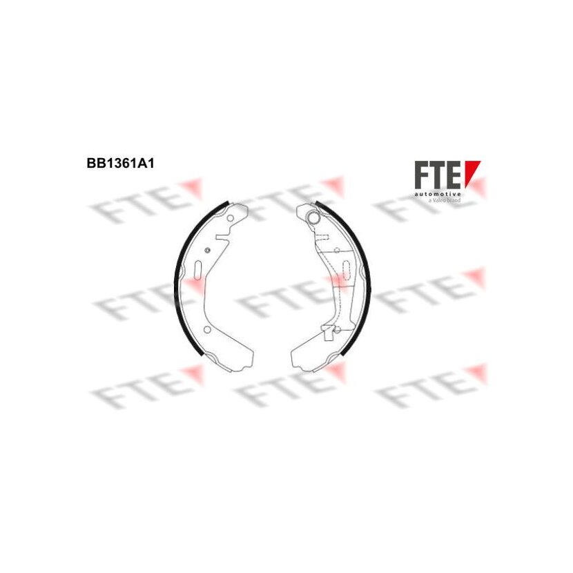 FTE Bremsbackensatz 9100109 für 4706738