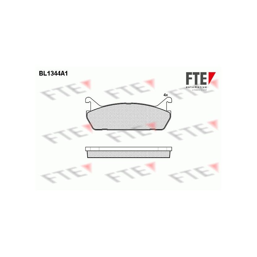 FTE Bremsbelagsatz, Scheibenbremse 9010133 für 449287101000