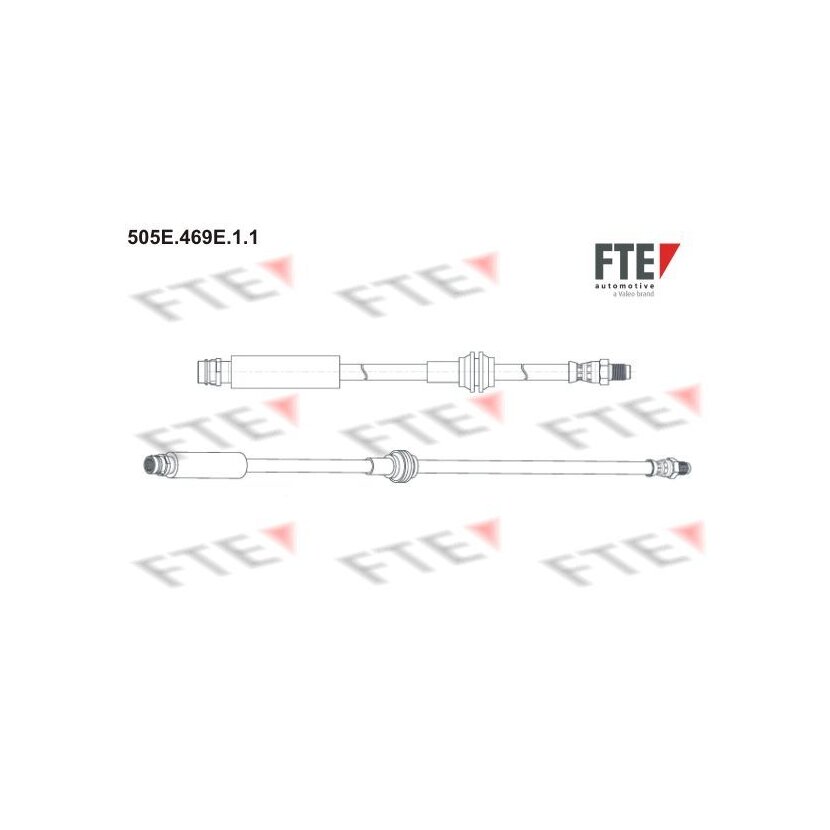 FTE Bremsschlauch 9240724 für 2464200248