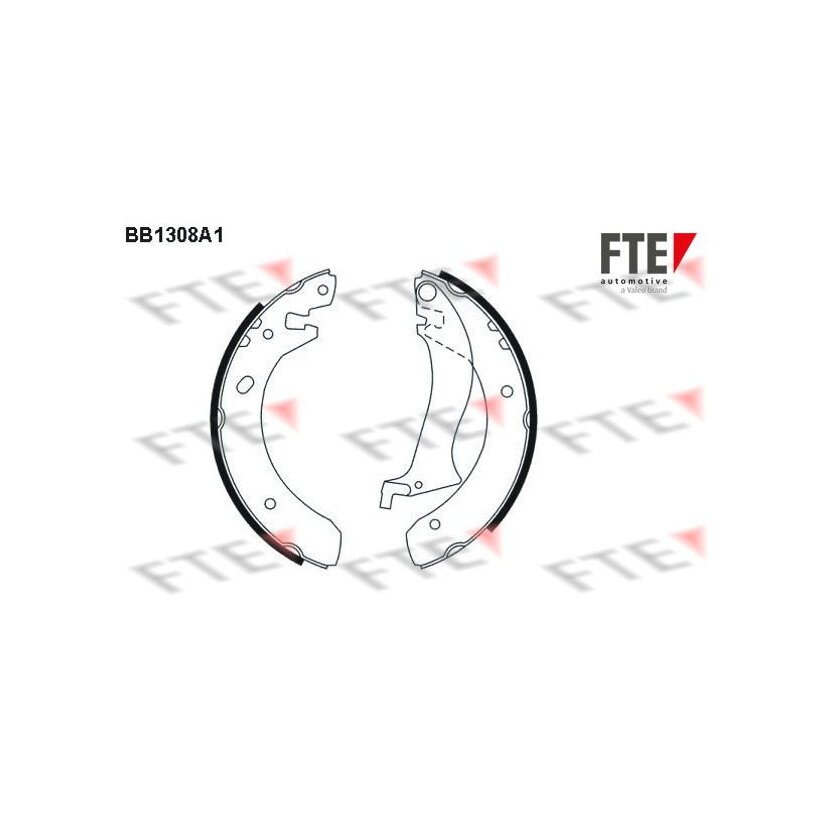 FTE Bremsbackensatz 9100076 für SFS000060