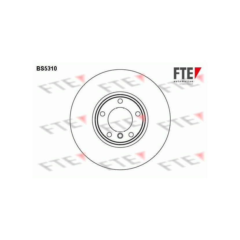 FTE Bremsscheibe 9071254 für 34 11 0 392 525