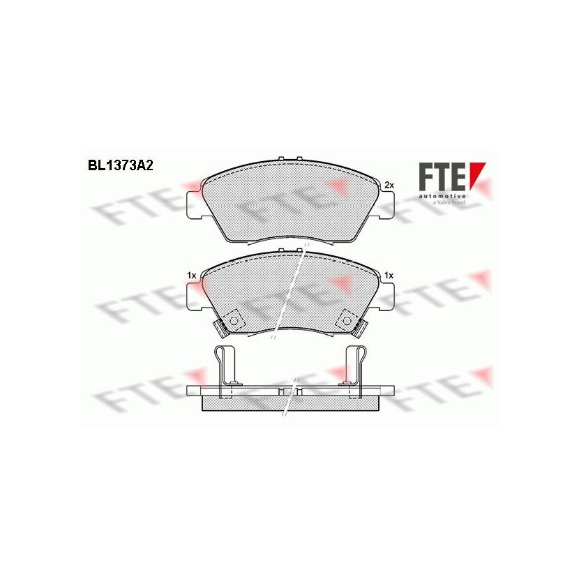 FTE Bremsbelagsatz, Scheibenbremse 9010150 für 06450-S5A-E50