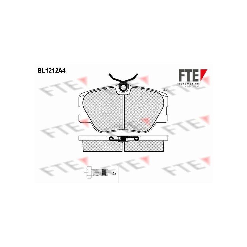 FTE Bremsbelagsatz, Scheibenbremse 9010063 für 0004209920