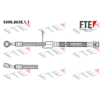 FTE Bremsschlauch 509E.865E.1.1 - 509E865E11 für...