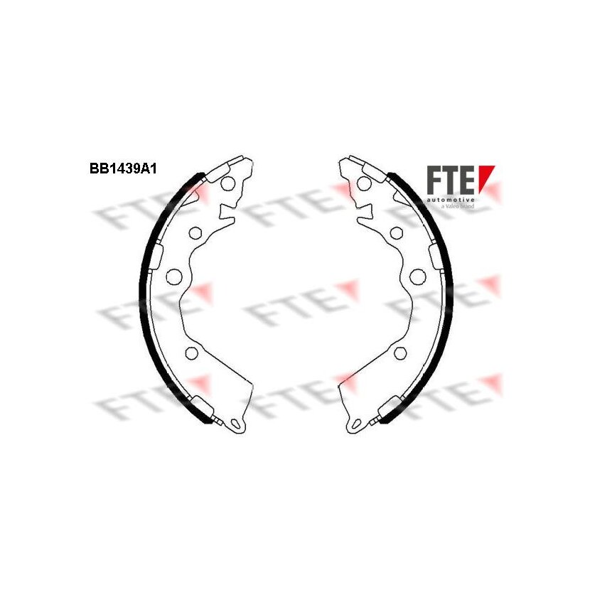 FTE Bremsbackensatz 9100163 für 58350-1YA00