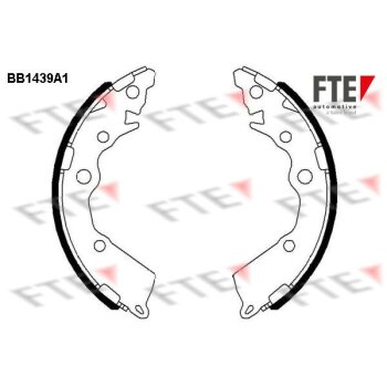 FTE Bremsbackensatz 9100163 für 58350-1YA00