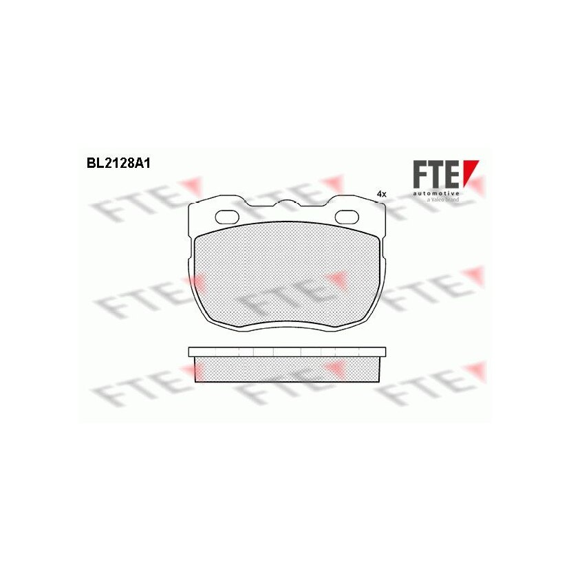 FTE Bremsbelagsatz, Scheibenbremse 9010680 für RTC5756