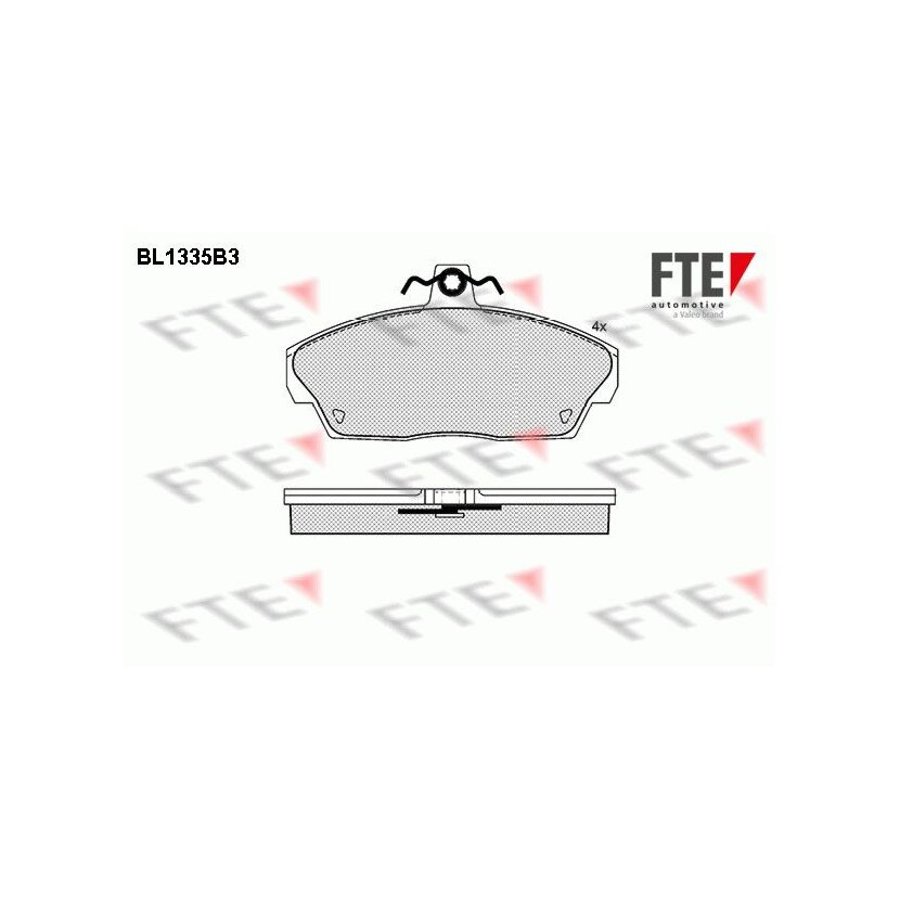 FTE Bremsbelagsatz, Scheibenbremse 9010125 für SFP100360