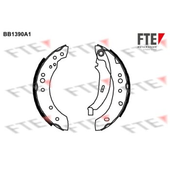 FTE Bremsbackensatz 9100128 für 7701209586
