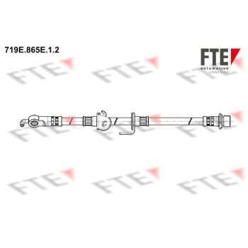 FTE Bremsschlauch 719E.865E.1.2 - 719E865E12 für...