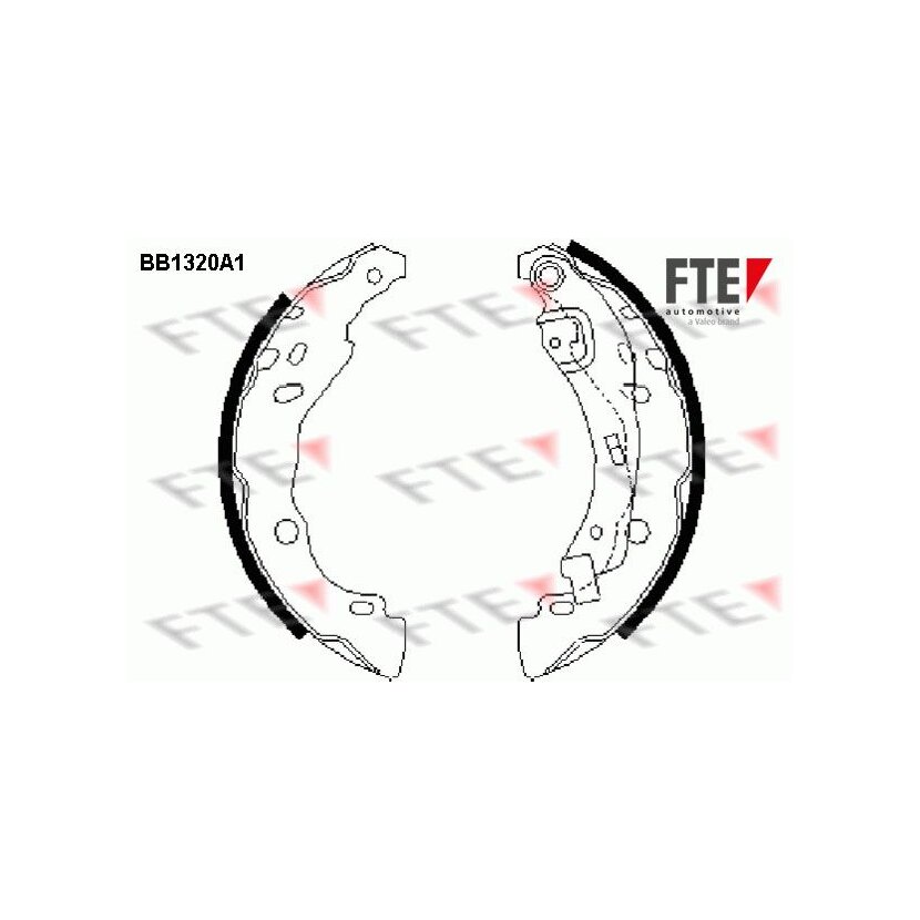 FTE Bremsbackensatz 9100081 für D4060-1HD3A