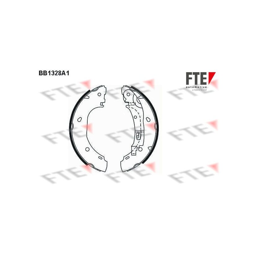 FTE Bremsbackensatz 9100085 für 4241-L2