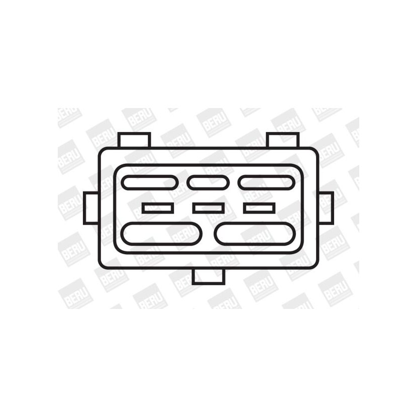 BERU Zündspule ZS245 für 77 01 041 607