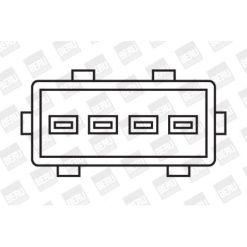 BERU Zündspule ZS349 für 597073