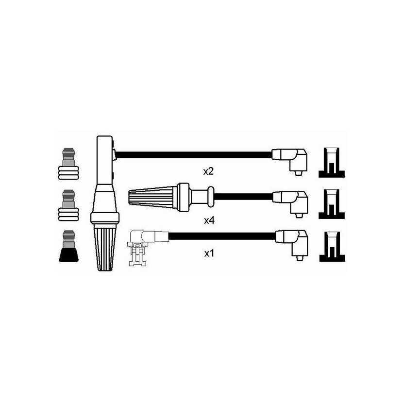 NGK Zündleitungssatz 7154