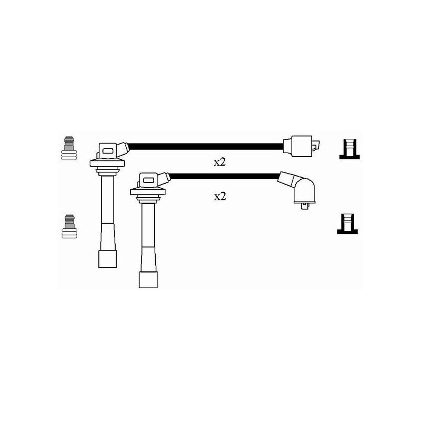 NGK Zündleitungssatz 8459 für FS01-18-140