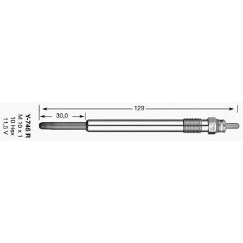 NGK Glühkerze 4842 für 001 159 27 01