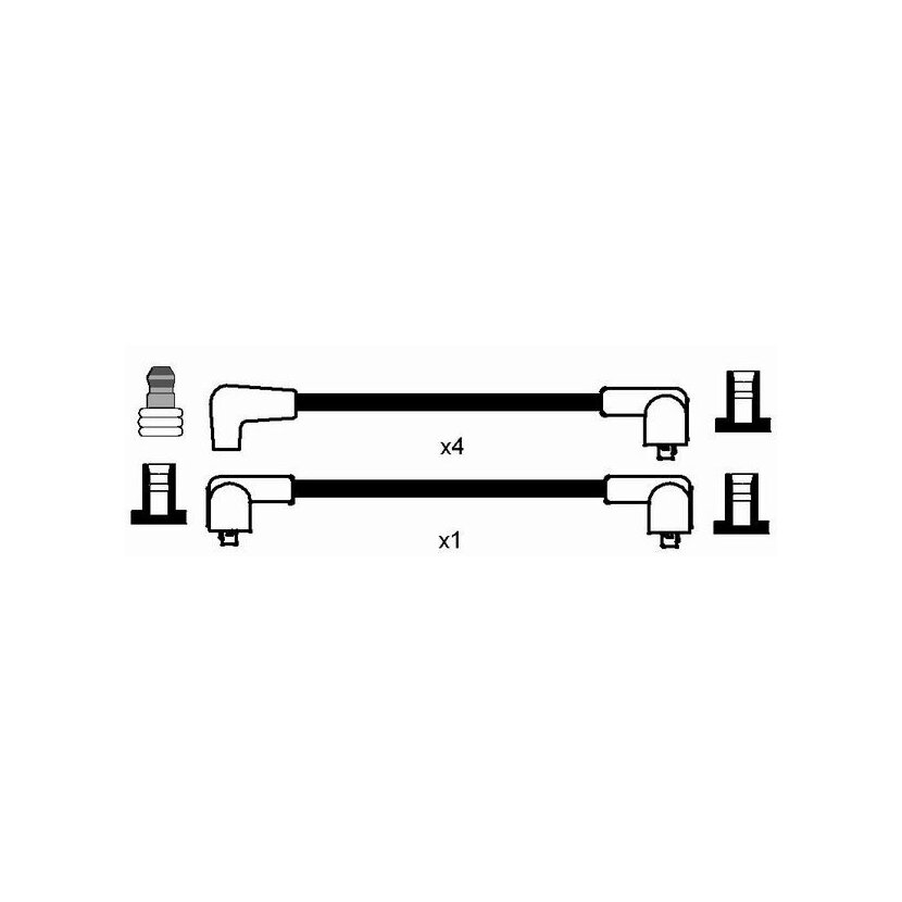 NGK Zündleitungssatz 0543 für GHT 293