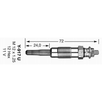 NGK Glühkerze 3219 für 60 81 22 92