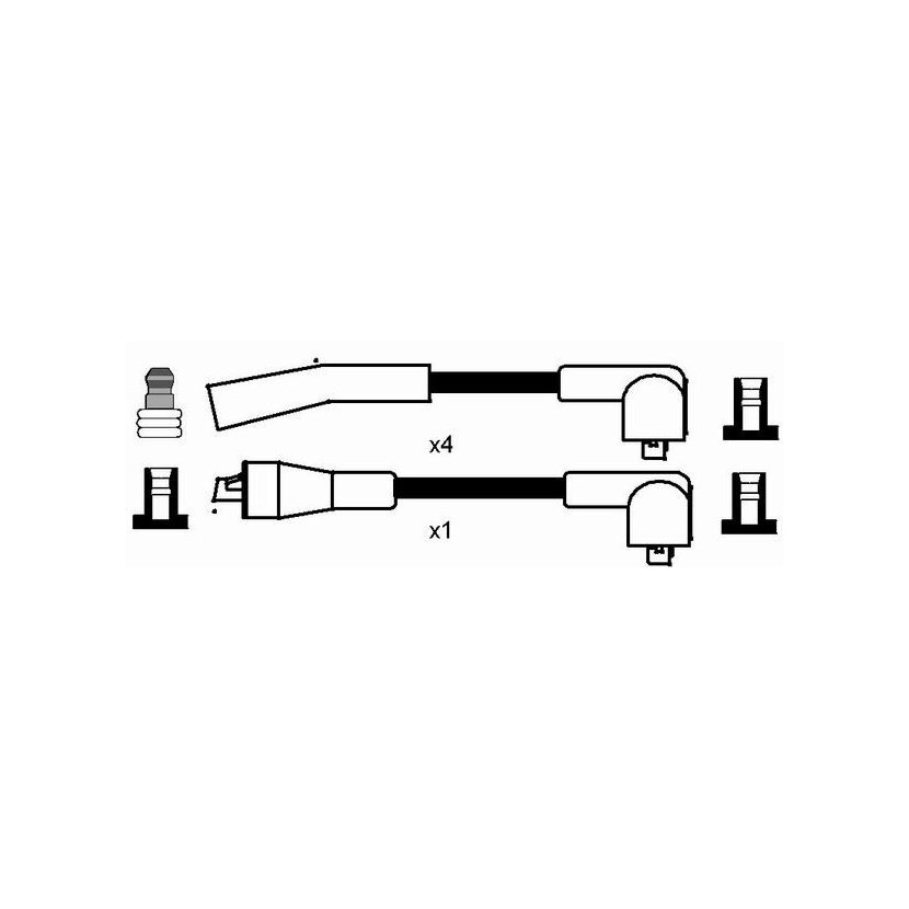 NGK Zündleitungssatz 0887 für GHT 264